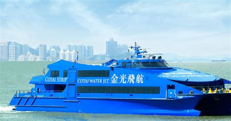 Cotai Water Jet Tickets for Hong Kong and Macau OBS .